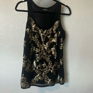 Sequin top from Express